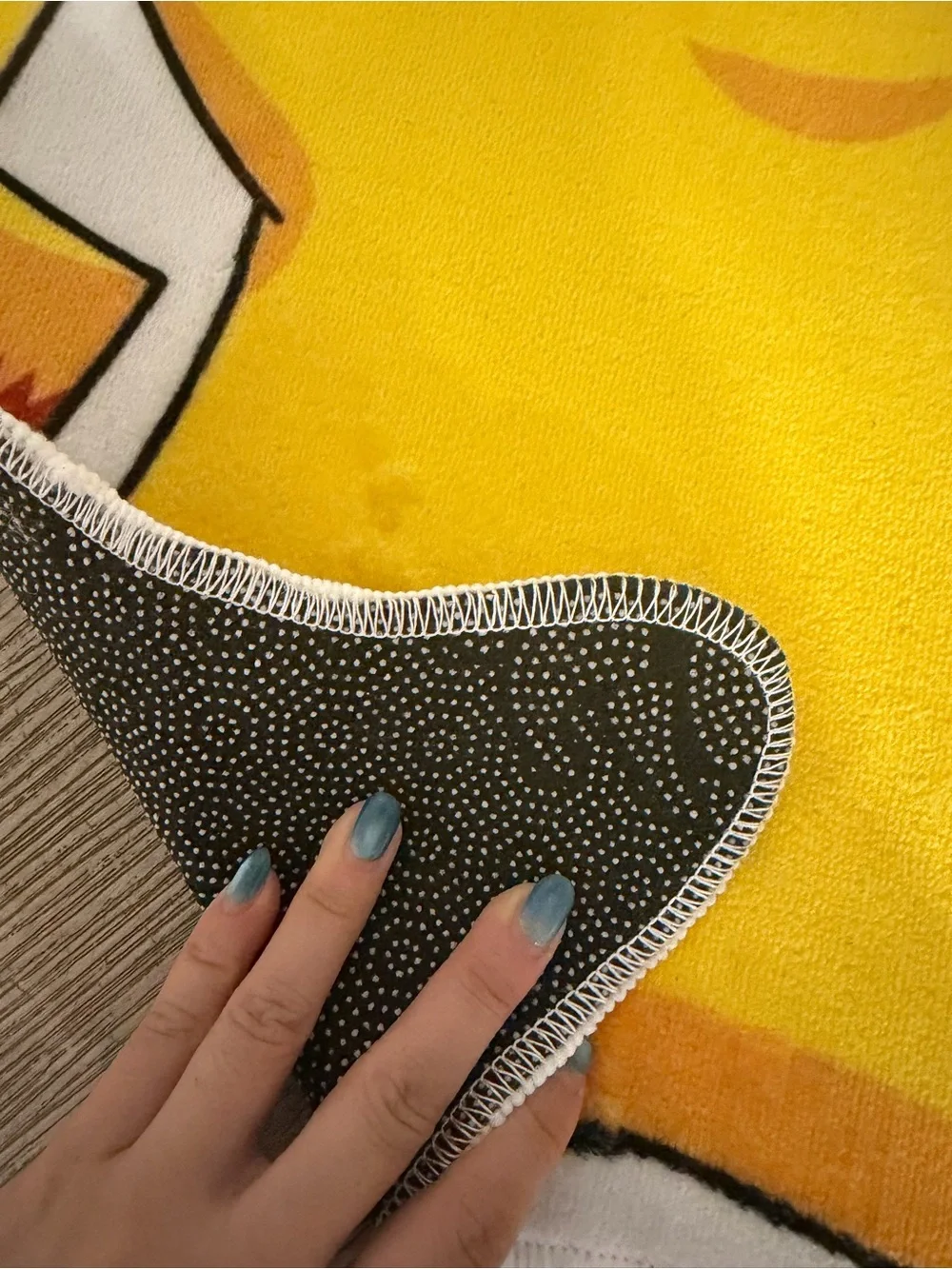Pikachu Wall Decor Accent - Yellow Pokémon Plush Art. Rug
